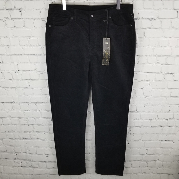 DG2 | stretch high waist velvet pants - Picture 2 of 10